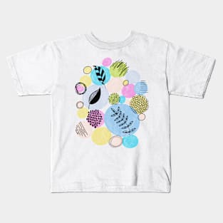 Abstract Circles Kids T-Shirt